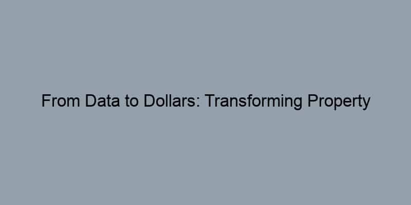 From Data to Dollars: Transforming Property Records into Selling Strategies for Realtors!
