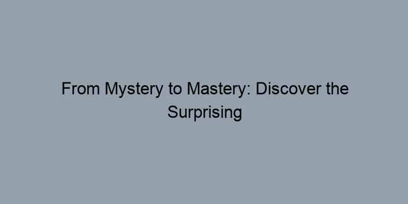 From Mystery to Mastery: Discover the Surprising Benefits of Digging Into Property Records
