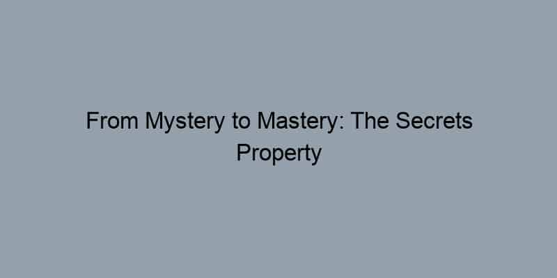 From Mystery to Mastery: The Secrets Property Records Hold for Finding Owners