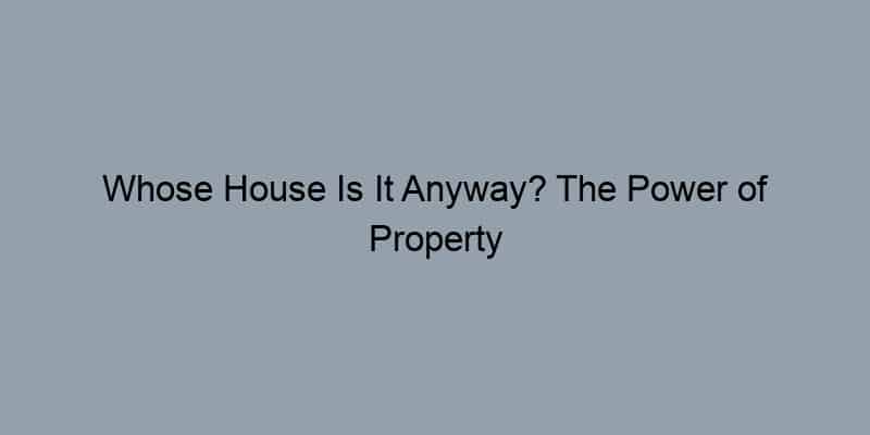 Whose House Is It Anyway? The Power of Property Records Revealed!
