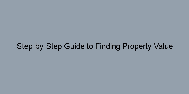 Step-by-Step Guide to Finding Property Value Estimates in Orange County, California Step-by-Step Guide to Finding Property Value Estimates in Orange County, California