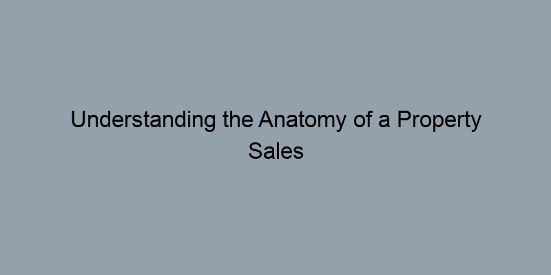 Understanding the Anatomy of a Property Sales Record